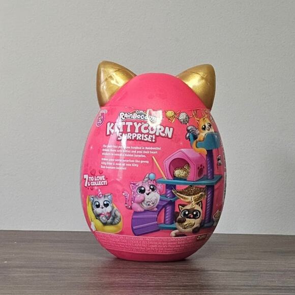 Zuru RAINBOCORNS Kittycorn Surprise Magic Heart with Gold Ears NWT - Picture 2 of 2